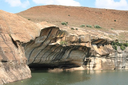 Ha Makotoko in April 2014, post-inundation