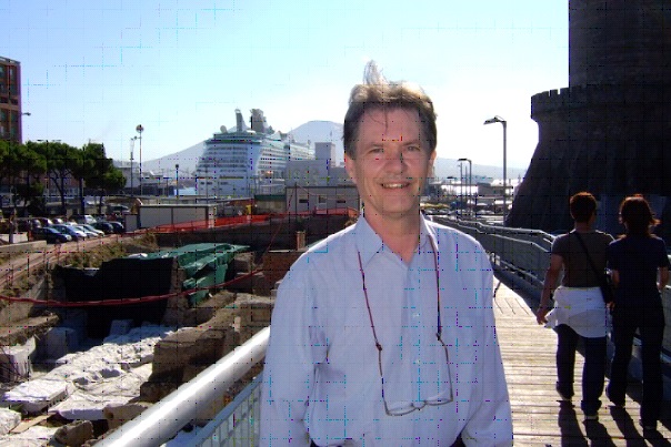 Nicholas Tapp. Photograph by Felicia Hughes-Freeland. EUROSEAS Conference, Naples 2007