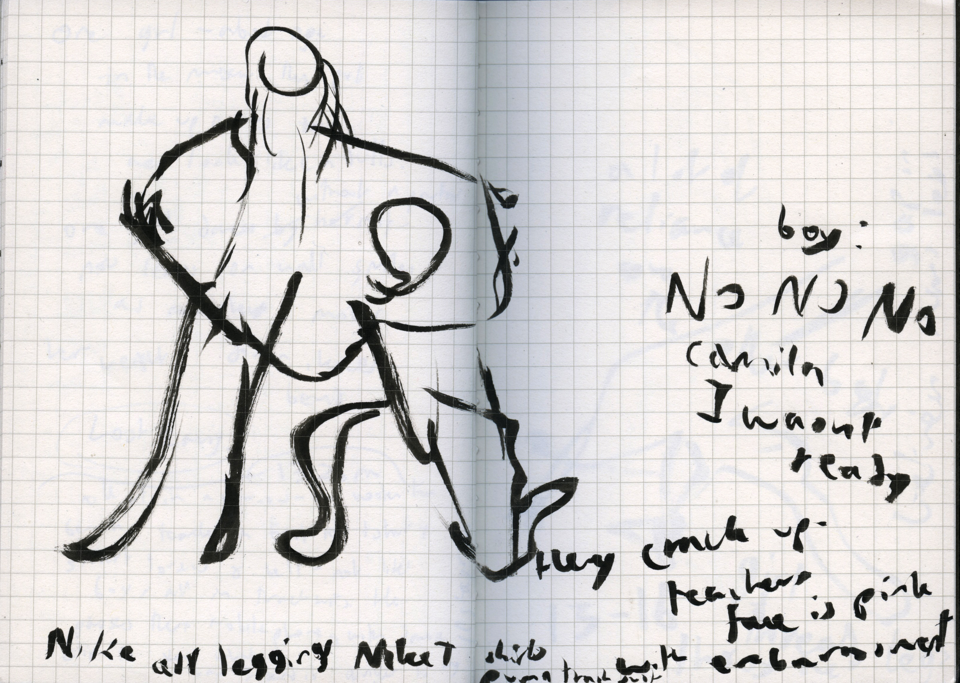 1.	‘no no no Camila, I wasn’t ready’ – children from EC Lighthouse Supplementary School rehearsing Latin Ballroom dance. (Sketchbook)  